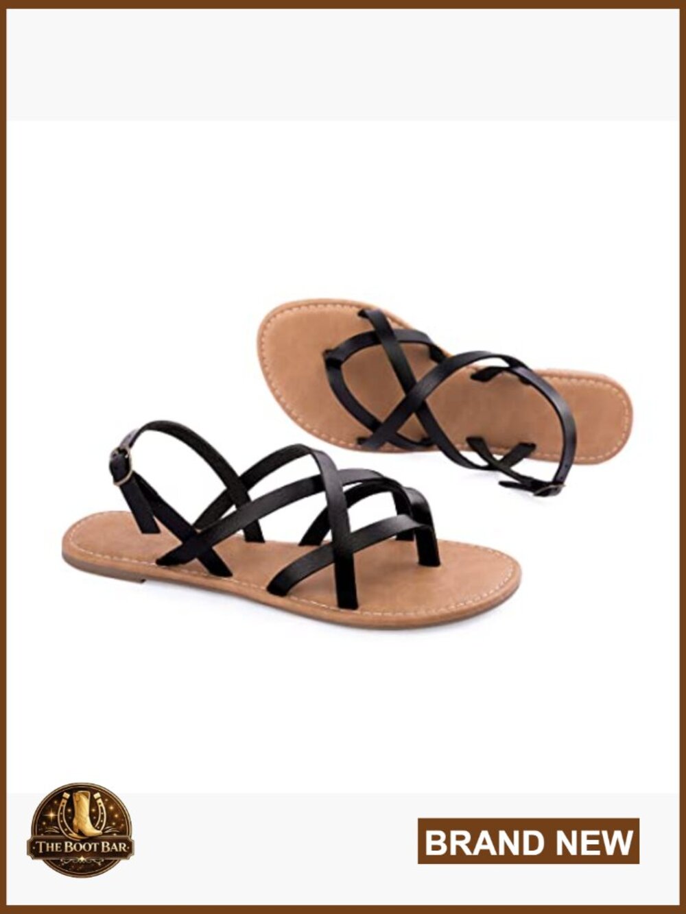 Women's Gladiator Flat Sandals Fisherman Strappy Sandals - Picture 5 of 7